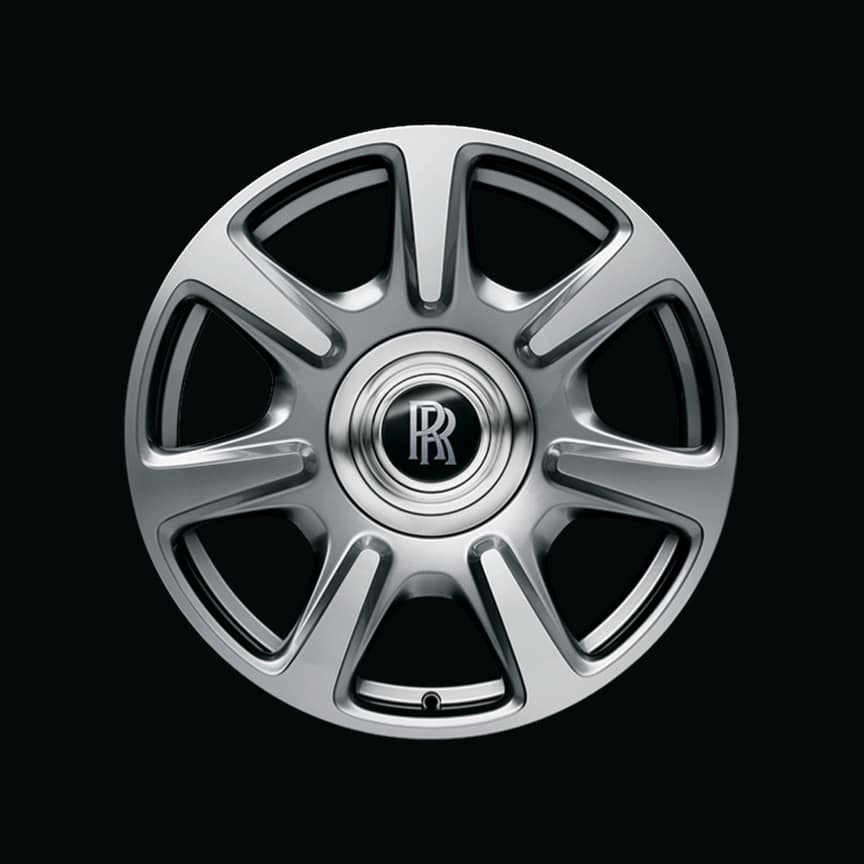 <p>Seven spoke design and available in three finishes, matt silver, grey diamond turned and chromed.</p>