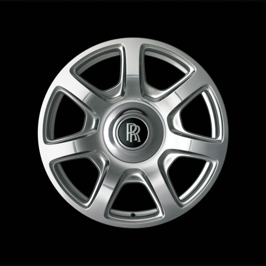 <p>Seven spoke design and available in a silver, part polished and fully polished finish.</p>