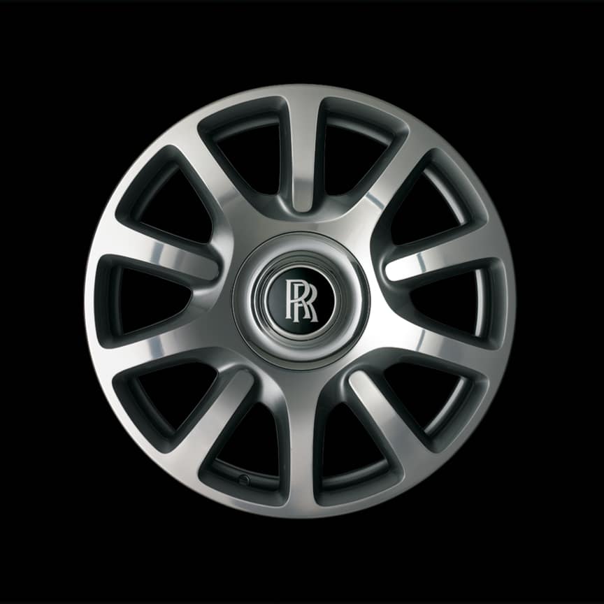 <p>Ten spoke design and available in a matt silver and part polished finish.</p>