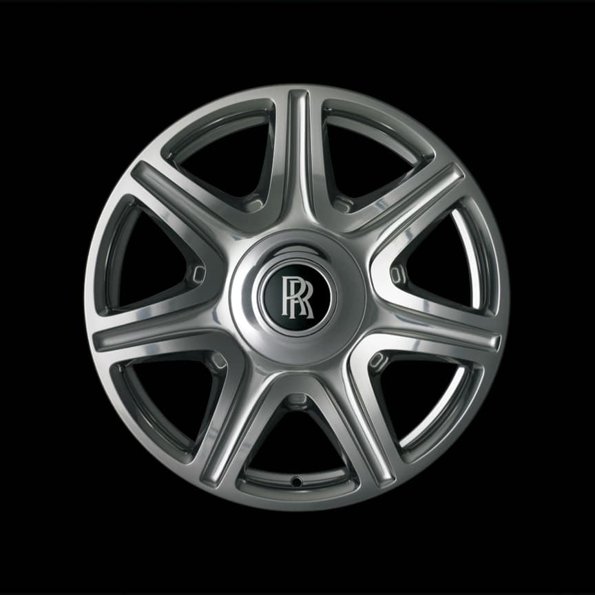 <p>Star spoke design and available in a silver, part polished and fully polished finish.</p>