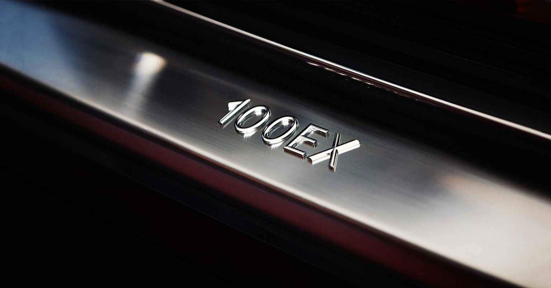 Close-up of the treadplate of the 100EX - a prototype electric vehicle by Rolls-Royce Motor Cars.