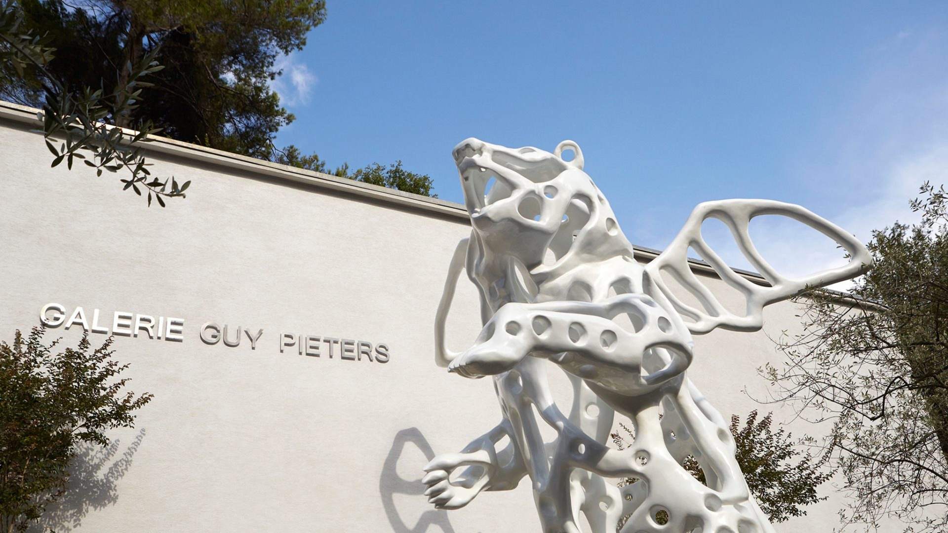 The Galerie Guy Pieters in Saint Paul de Vence, one of the oldest medieval towns on the French Riviera