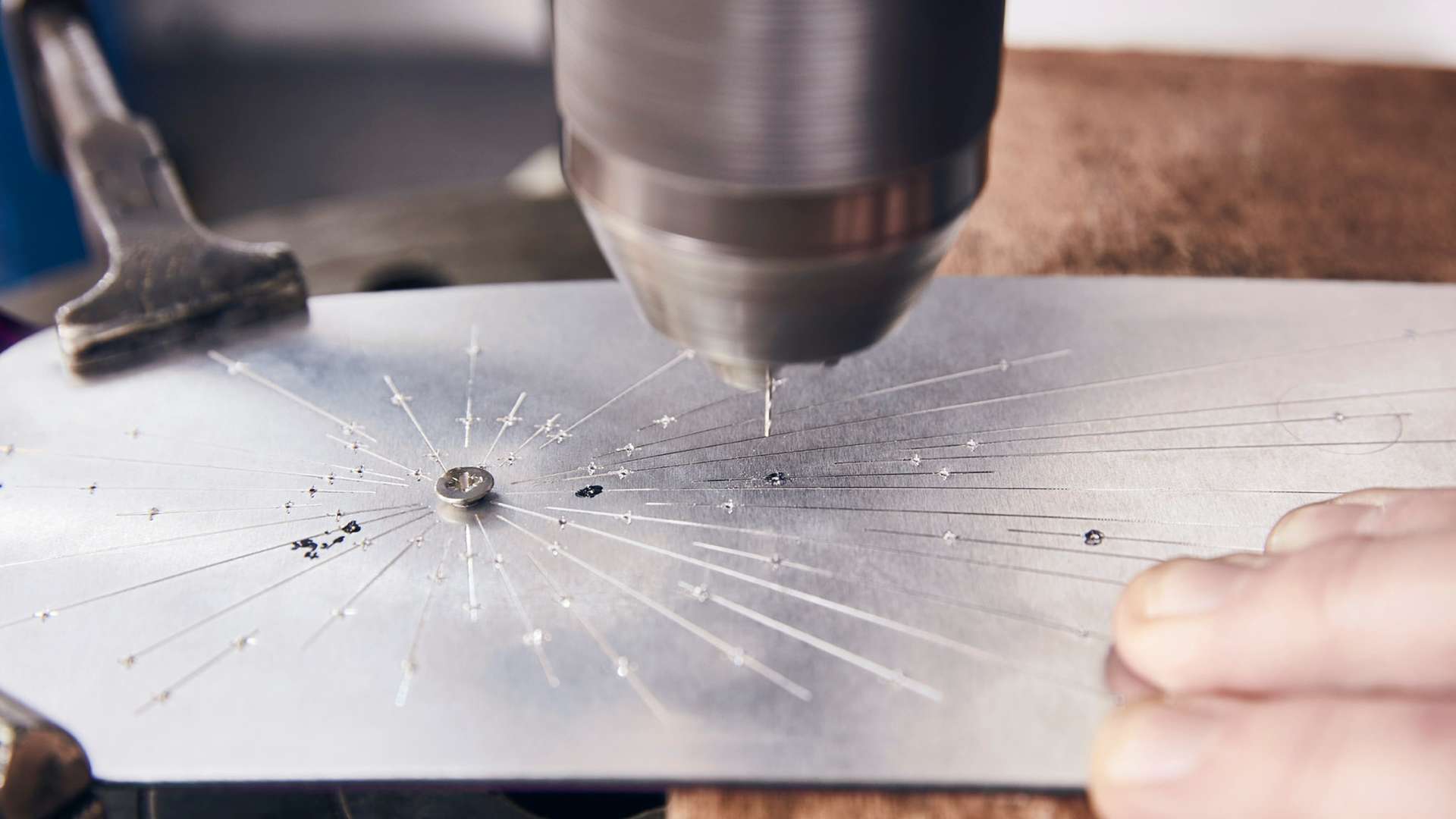 A close up showing the intricate craftsmanship that went into creating the Fox Silver Phantom Gallery masterpiece