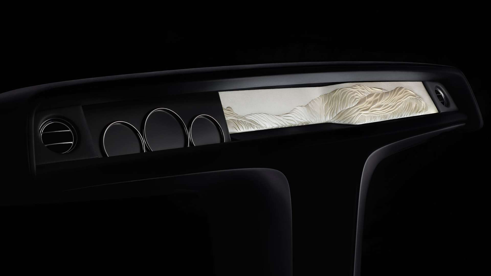 Whispered Muse - an intricate leather artwork created by designer Helen Ann Murrey for a Bespoke Phantom Gallery