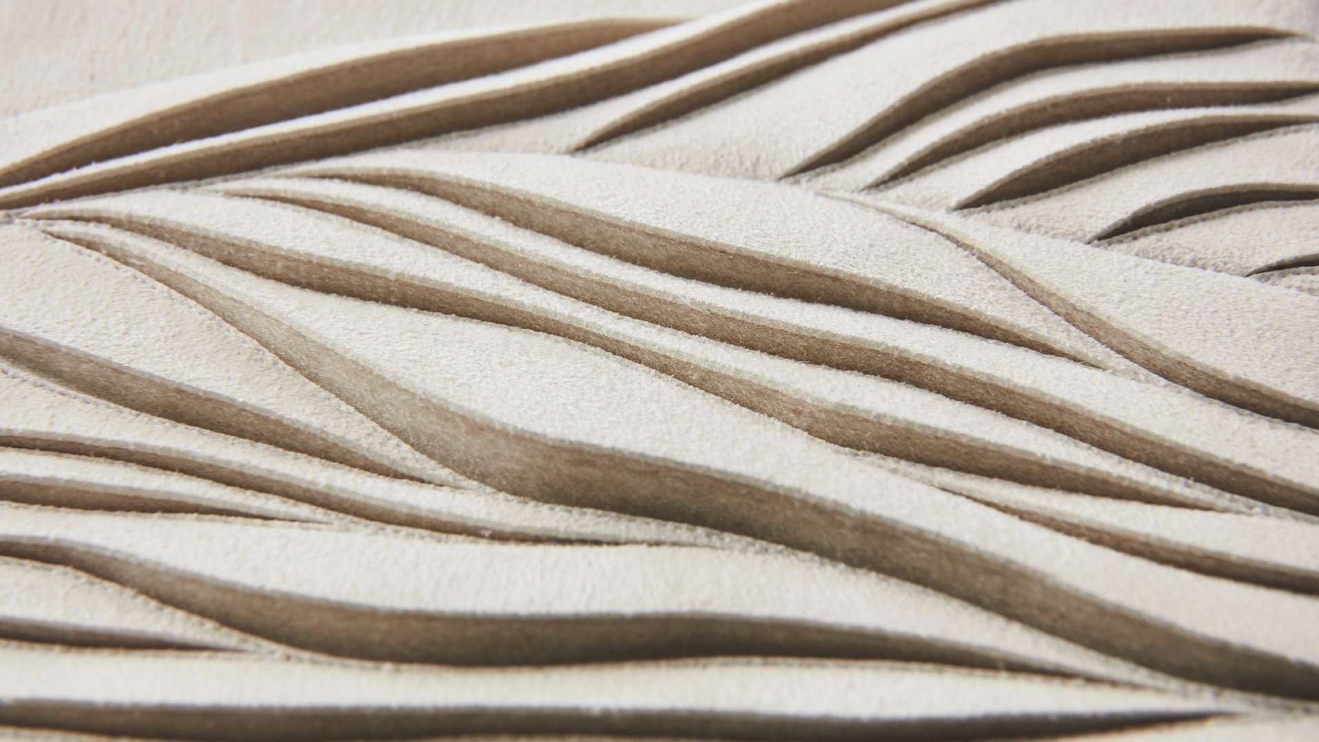 A close up of some of the leather designer Helen Ann Murrey used to create a Bespoke Phantom Gallery masterpiece