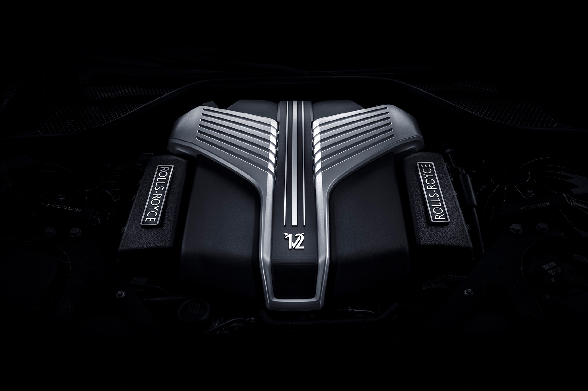 Engine of Rolls-Royce Ghost motor car