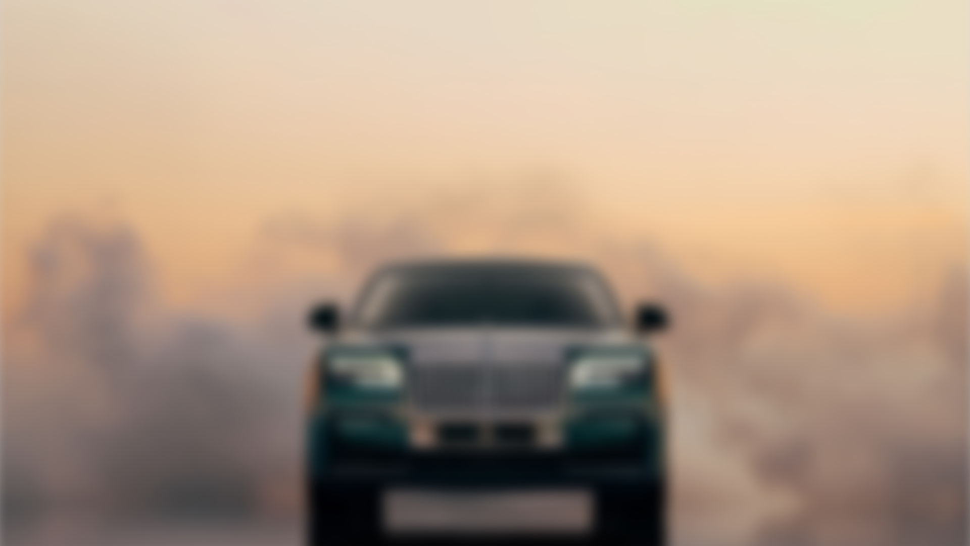 Front on Green Ghost Extended with head lamps on 