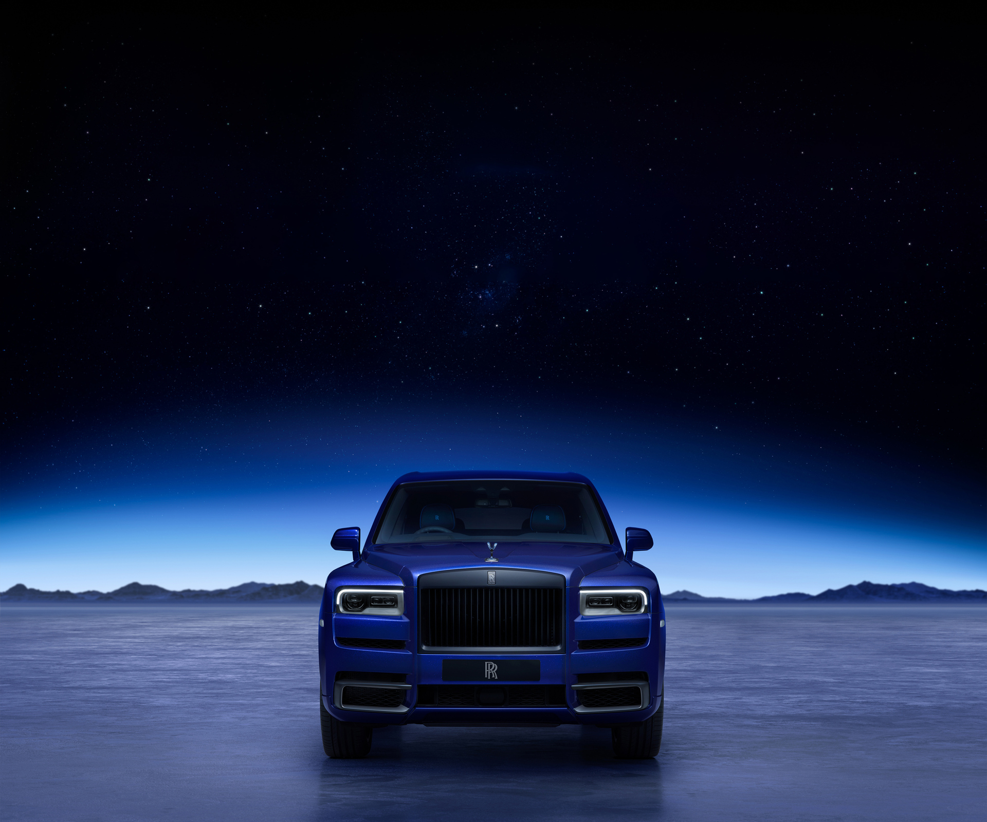 Front shot of Blue Shadow Cullinan