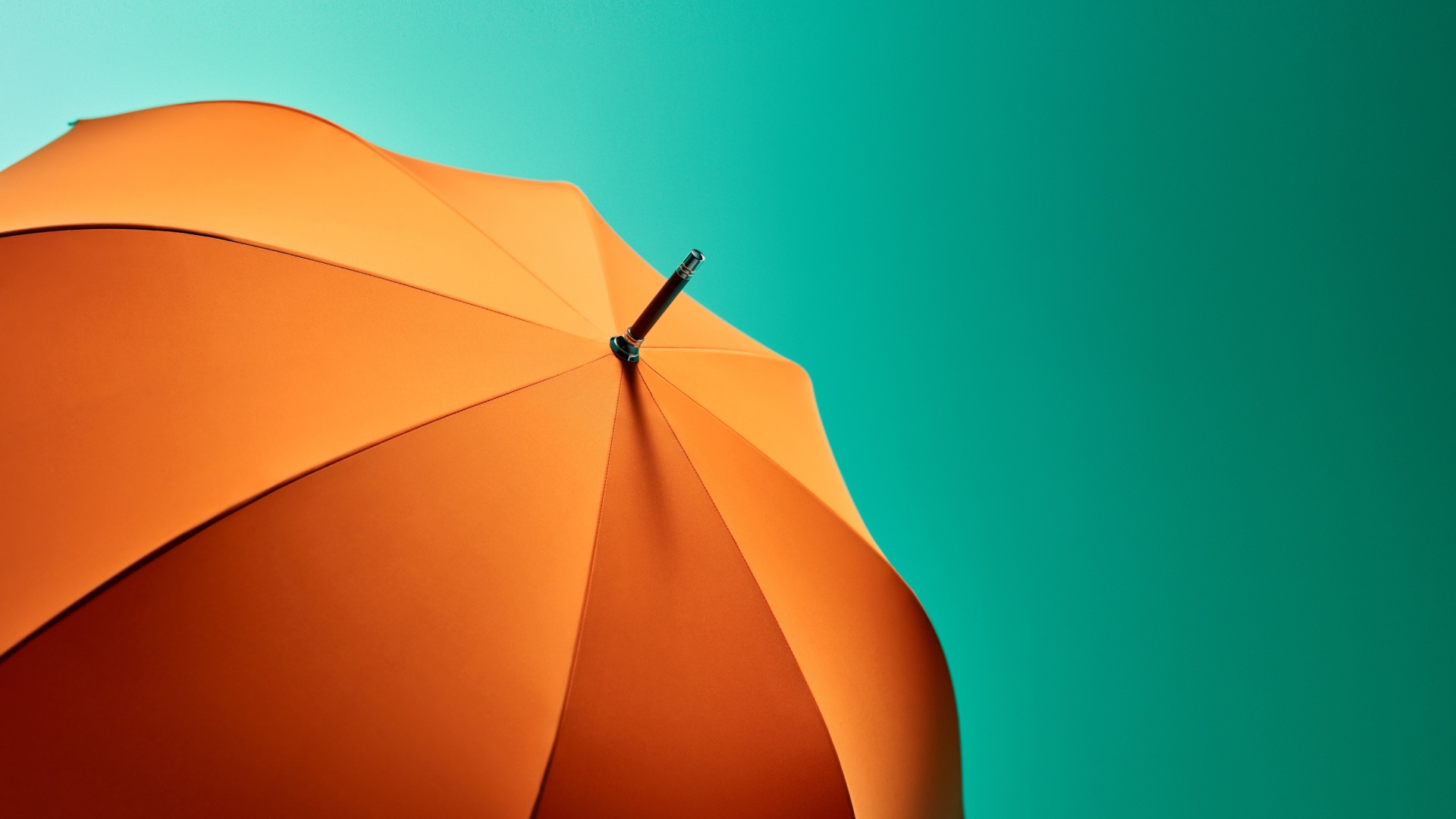 Open Rolls-Royce Umbrella in Mandarin colour
