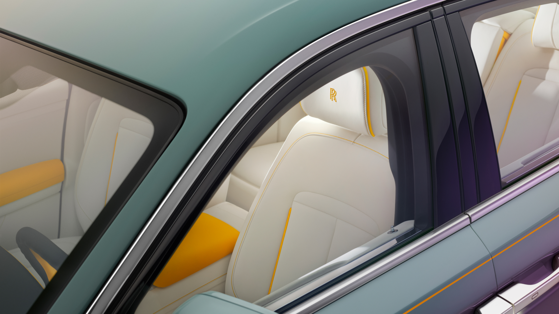 External shot of Ghost displaying driver side with window rolled down