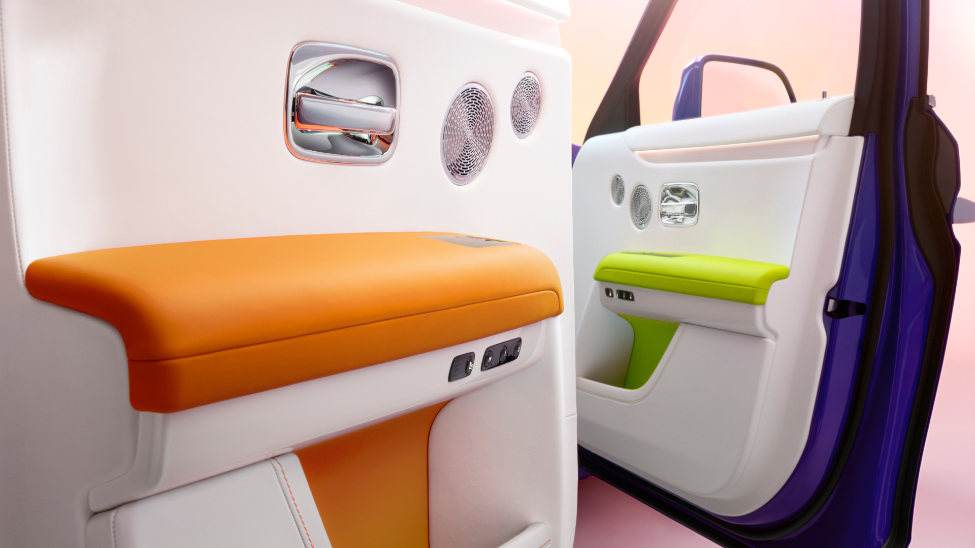 Interior shot of Ghost with doors open