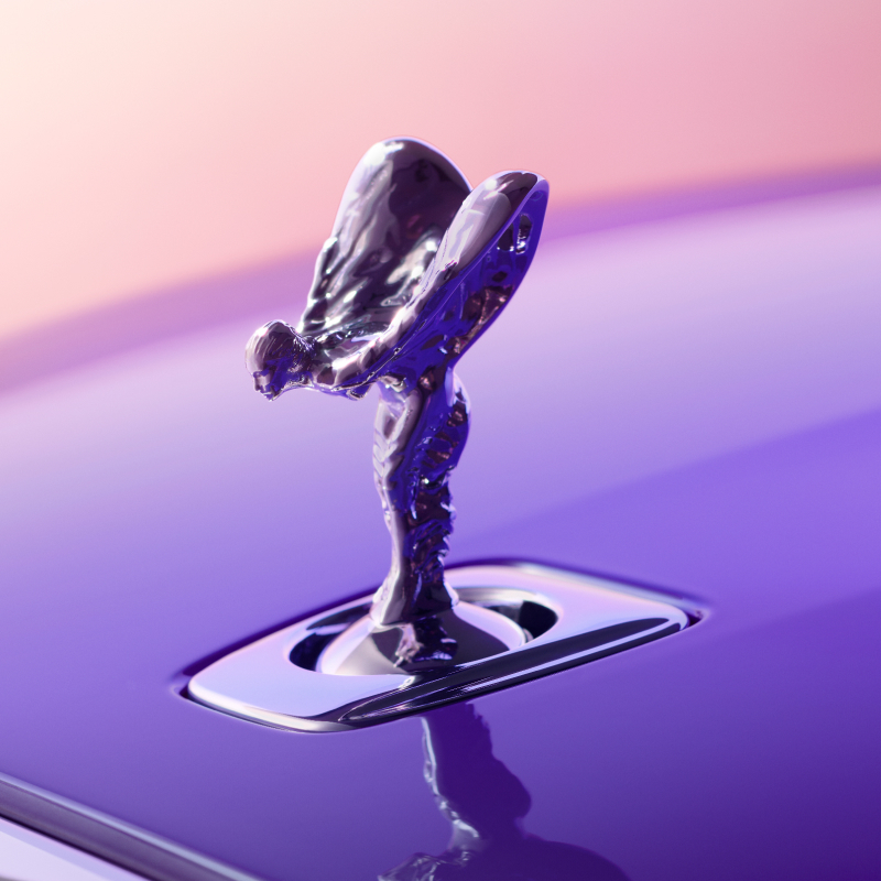 Spirit of Ecstasy on Ghost