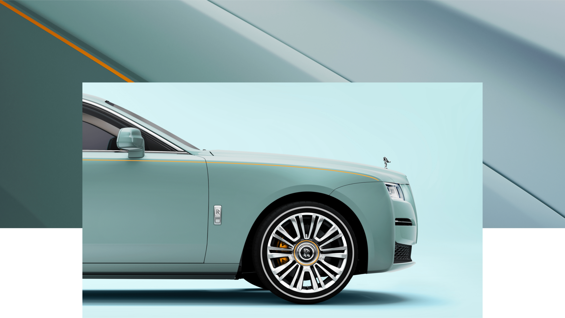 The front side profile of the duck egg blue Ghost