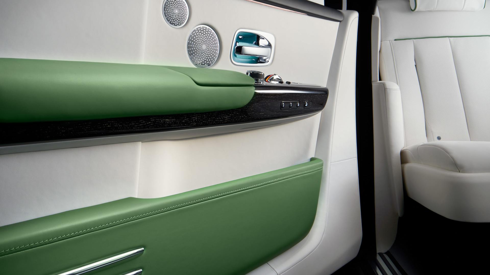 Interior side of the rear door