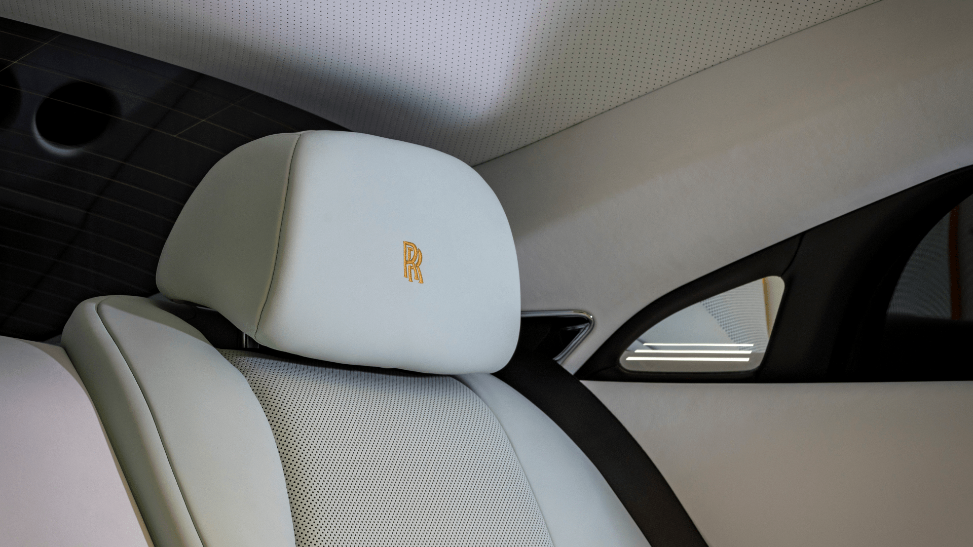 A head-rest of a rear seat