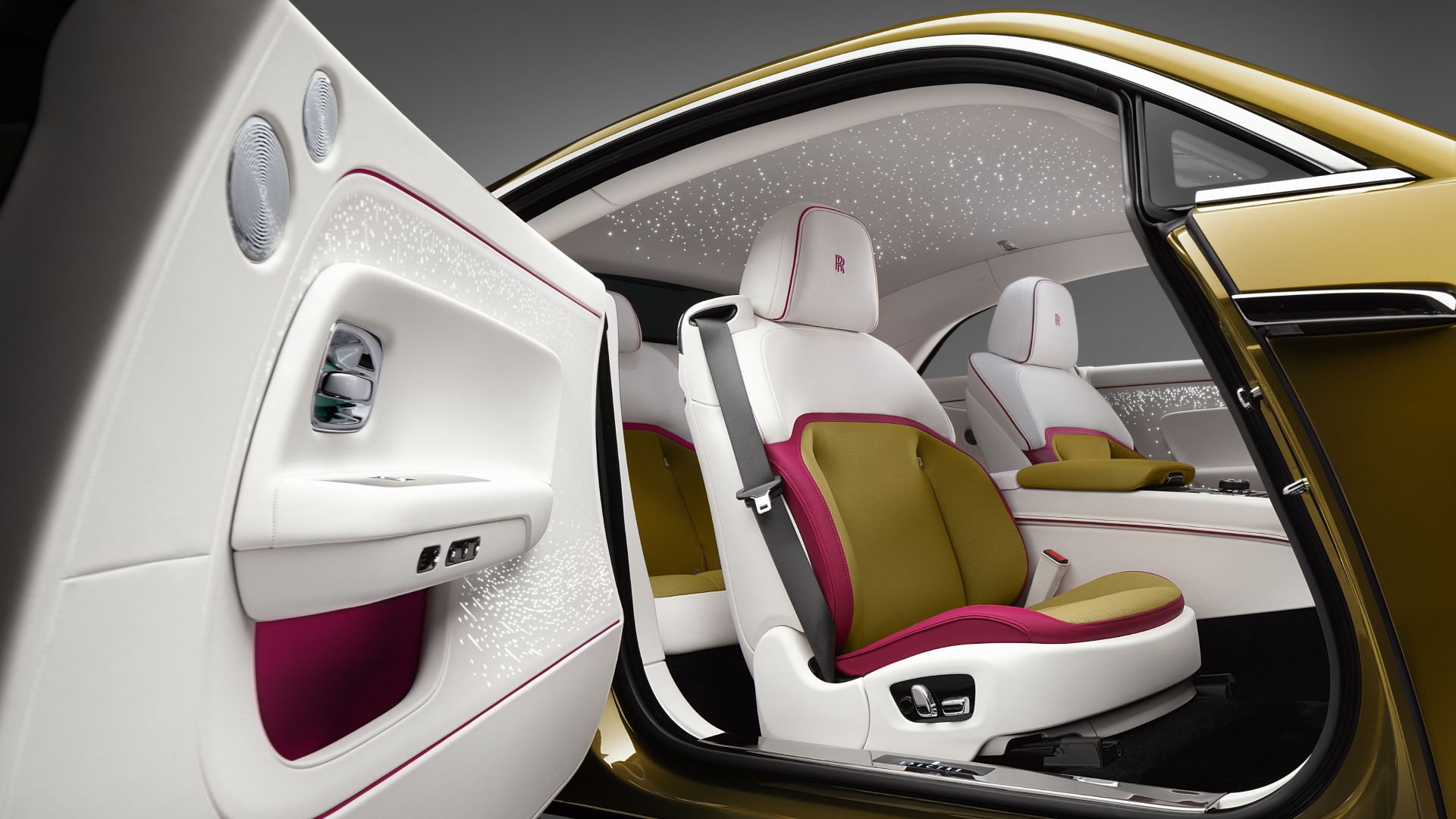 Spectre with front seat cabin doors open